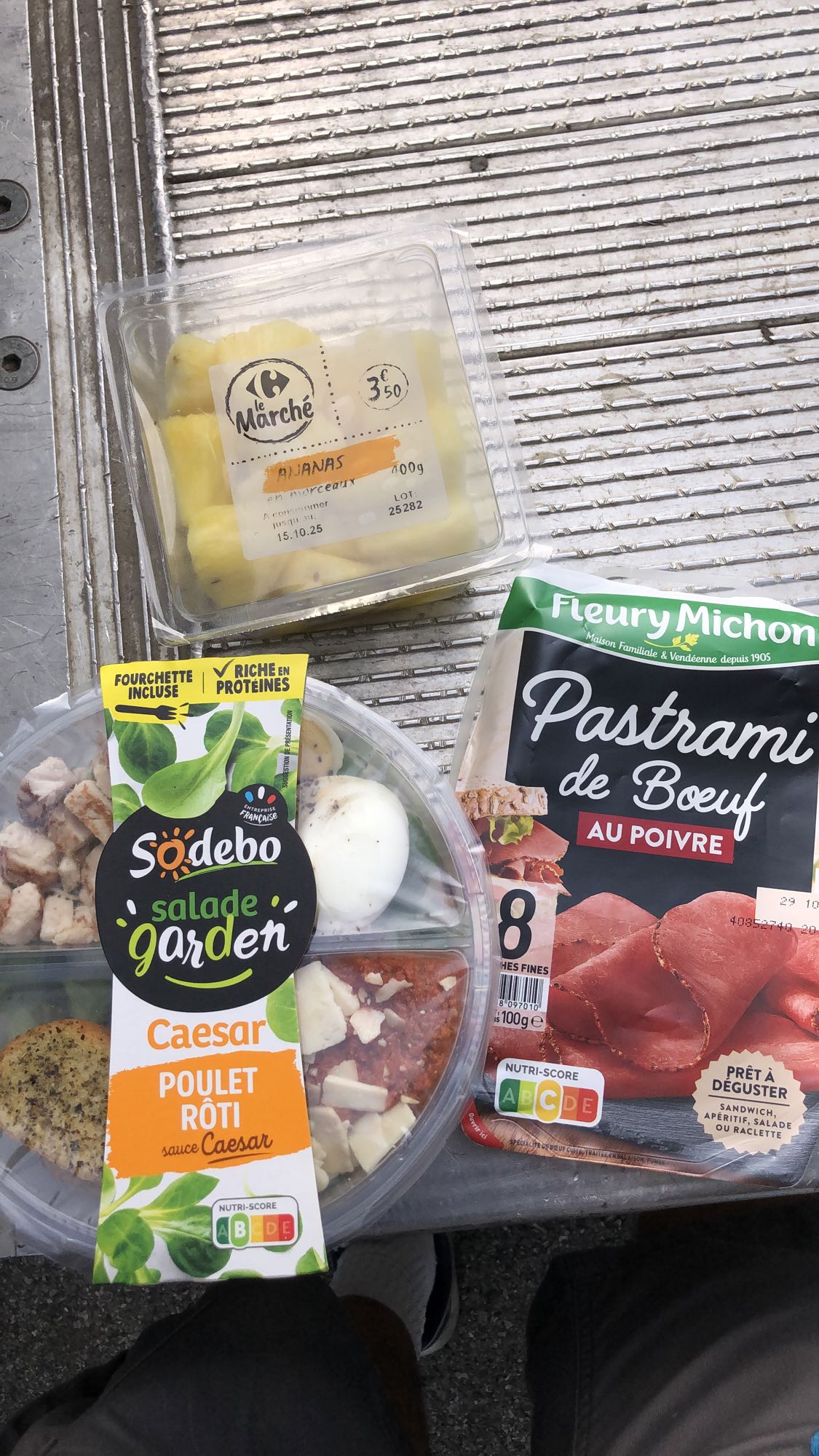 Salade poulet et pastrami