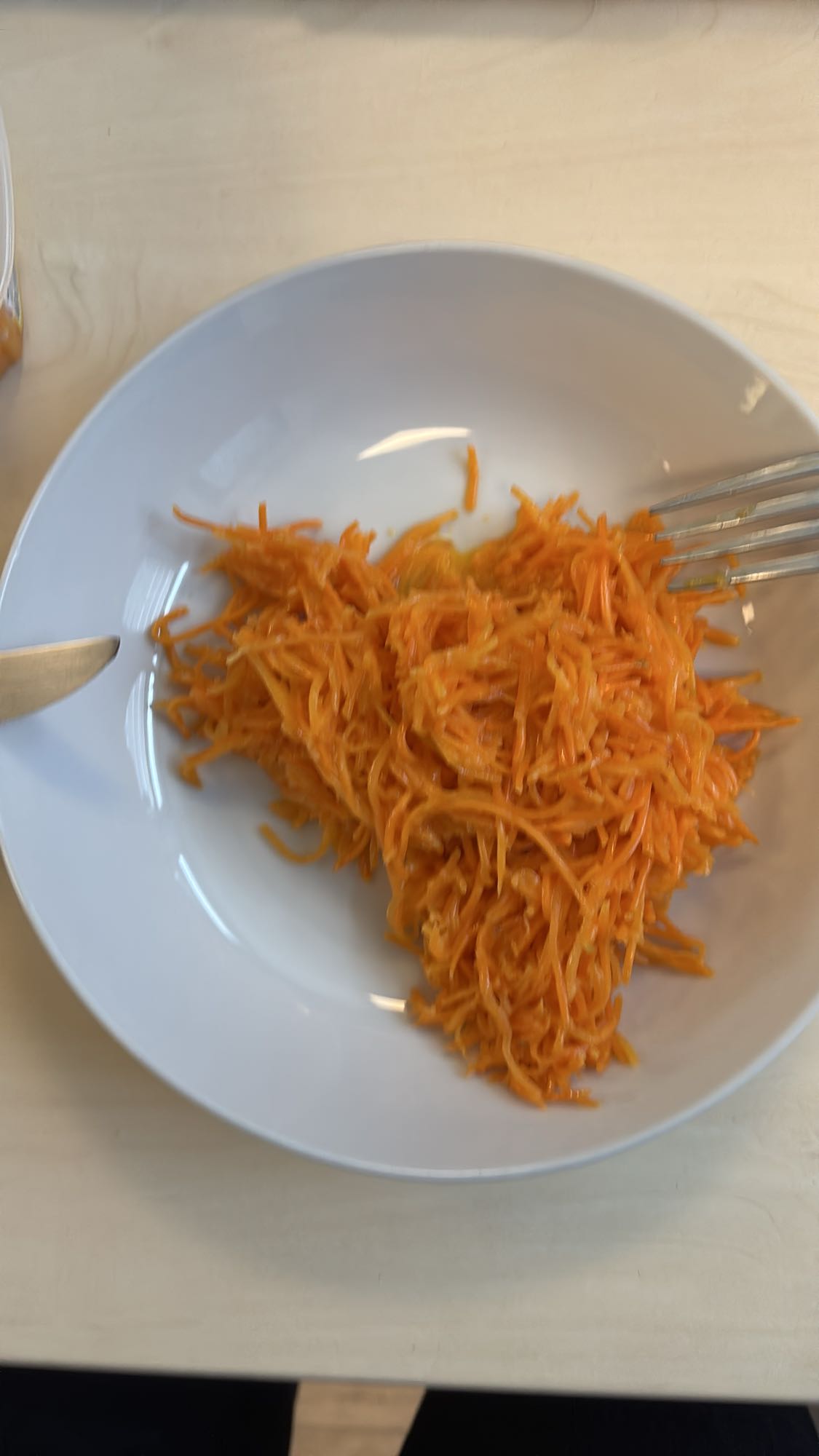 Salade de carottes râpées