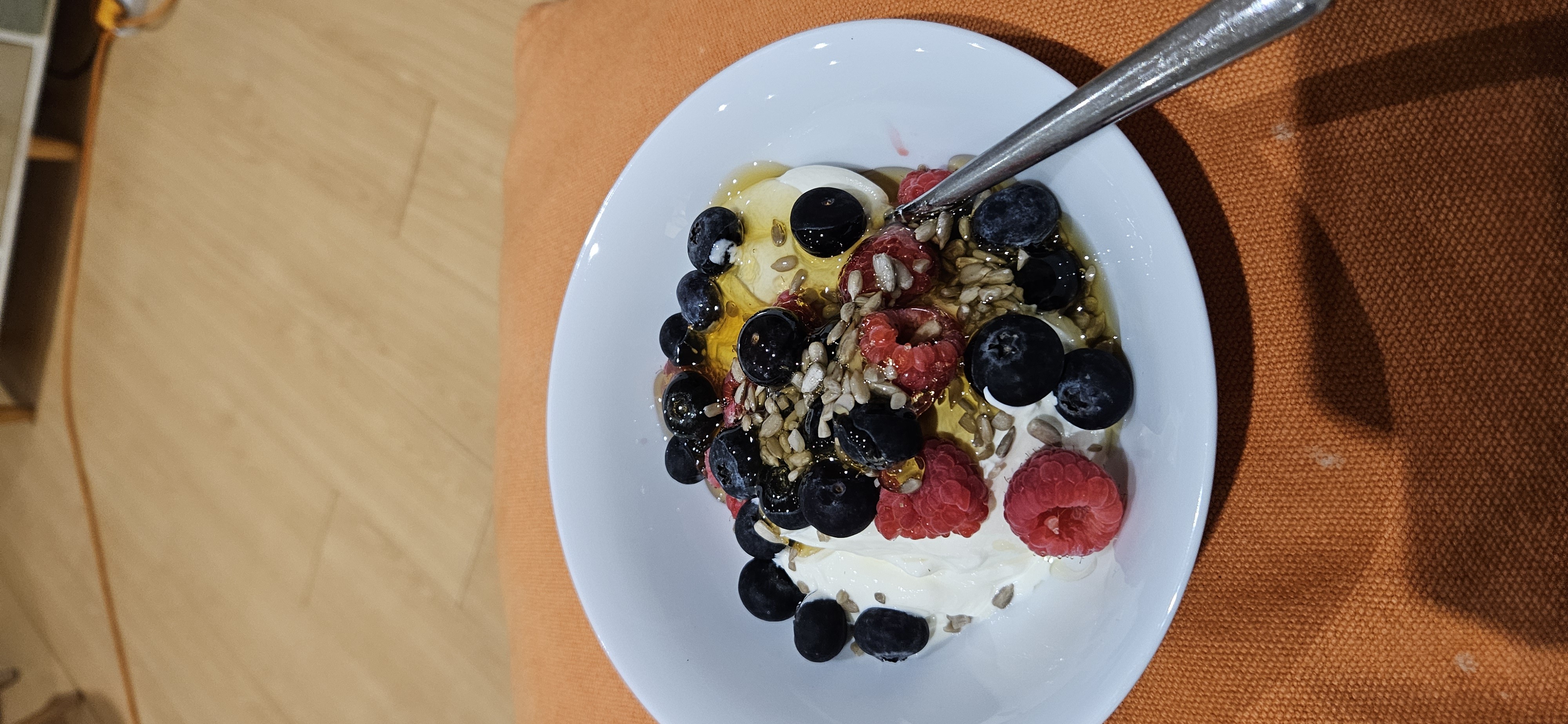 Greek yogurt berry bowl