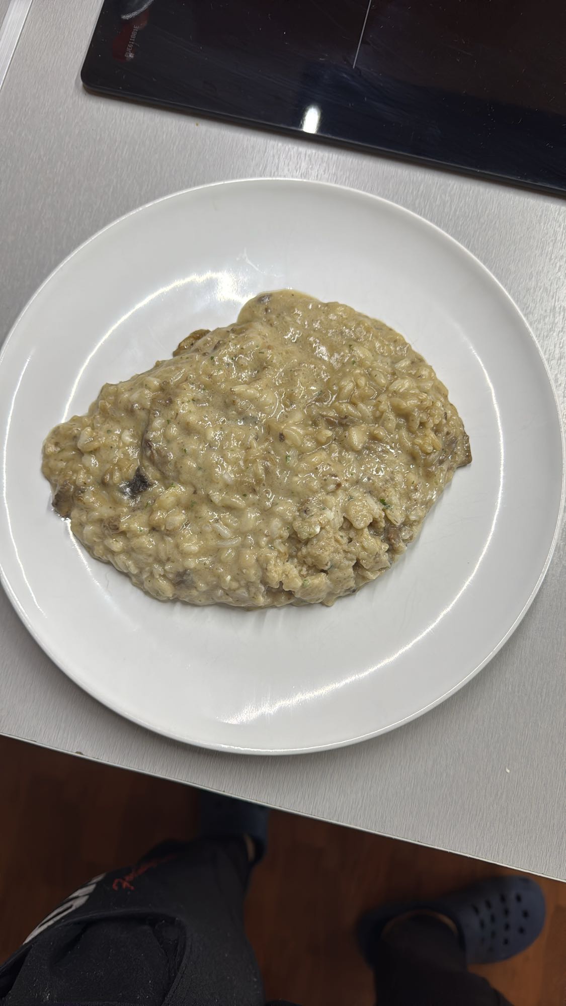risotto de champiñones