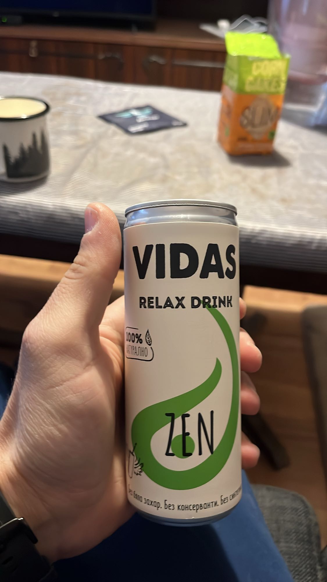 Релакс напитка Видас Зен
