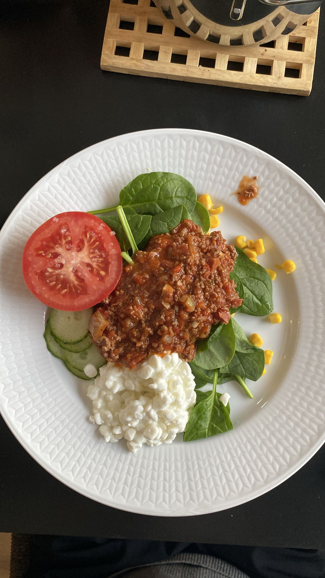 Köttfärssås med grönsaker