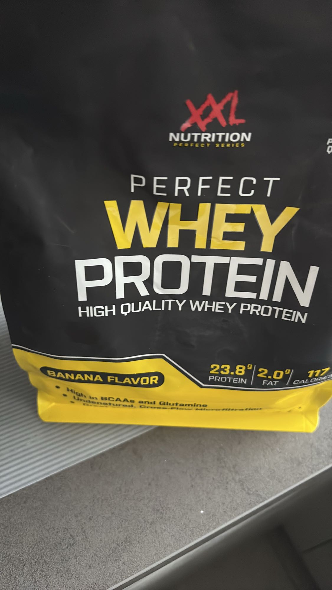 whey proteïne banaan