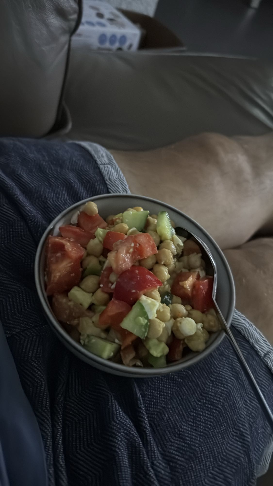 Kichererbsen-Gemüse-Salat