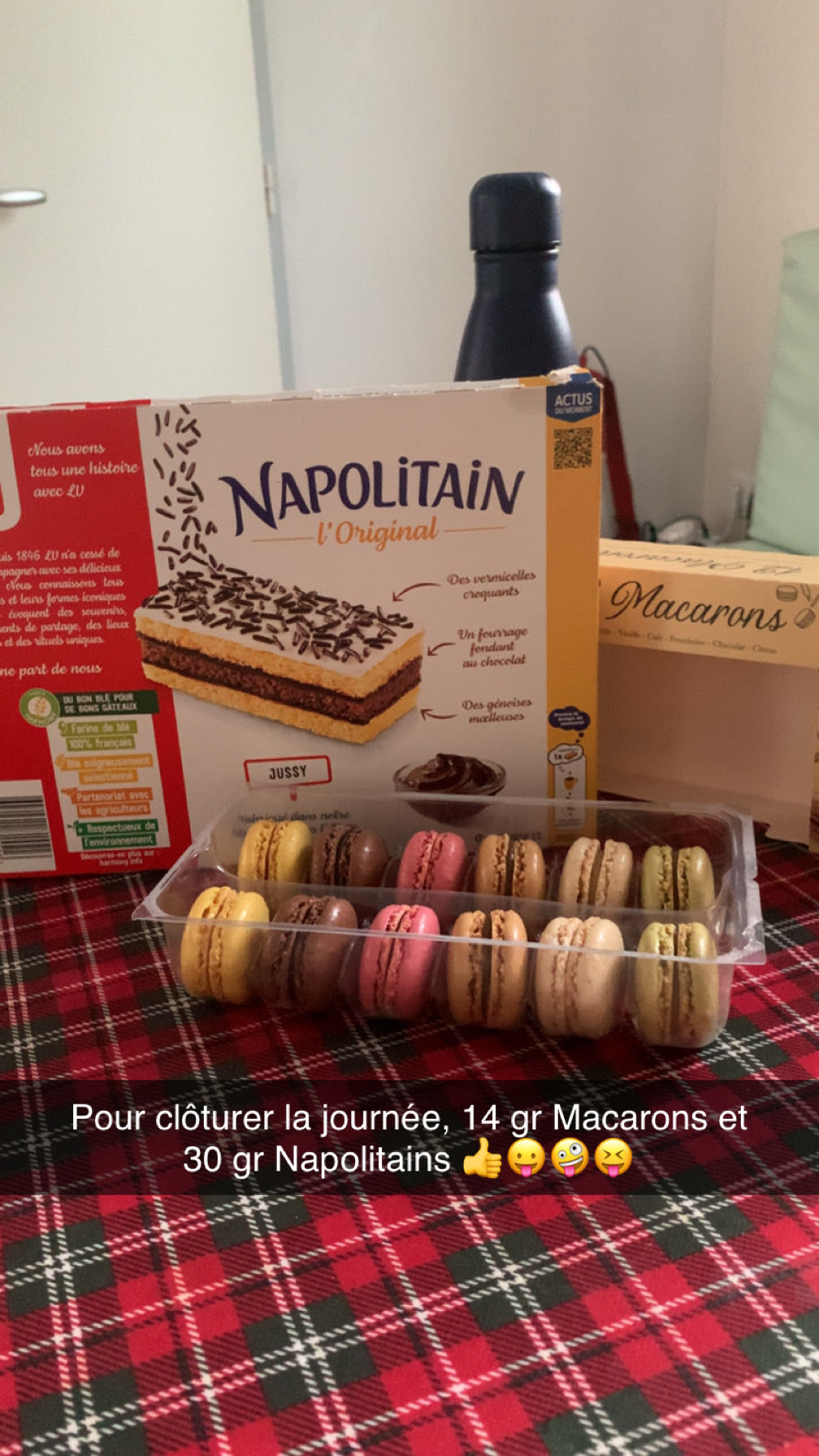 Goûter sucré macarons napolitain