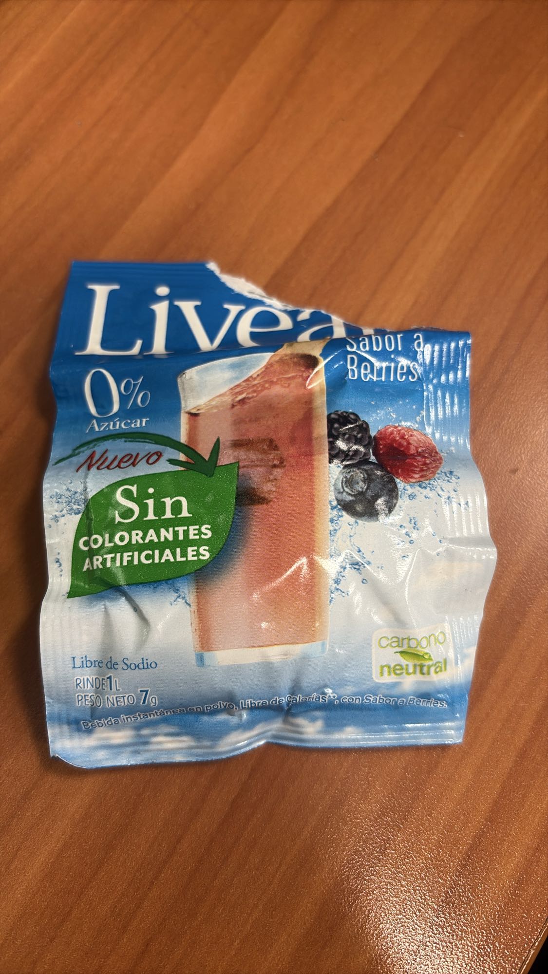 Bebida sabor berries