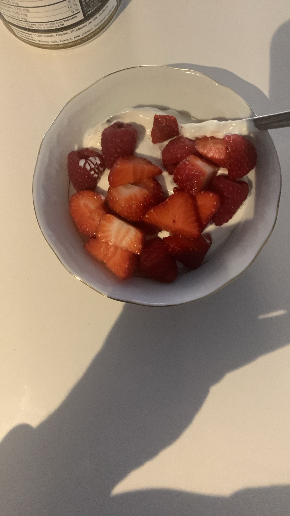 Yaourt aux fraises
