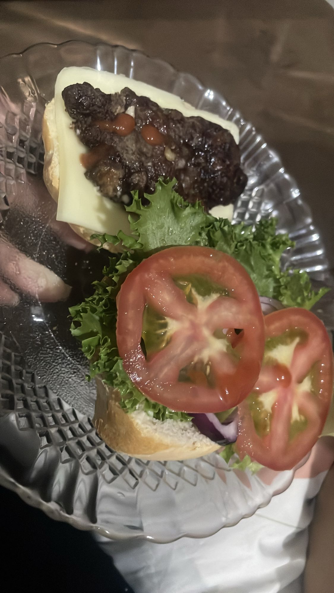 Sanduíche de hambúrguer