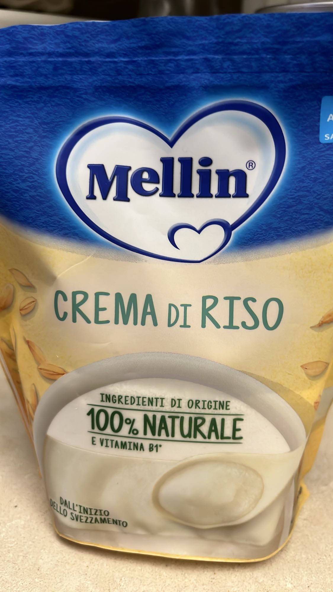 Crema di riso Mellin