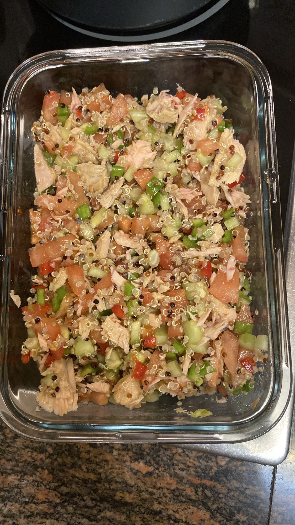 Ensalada de atún y quinoa