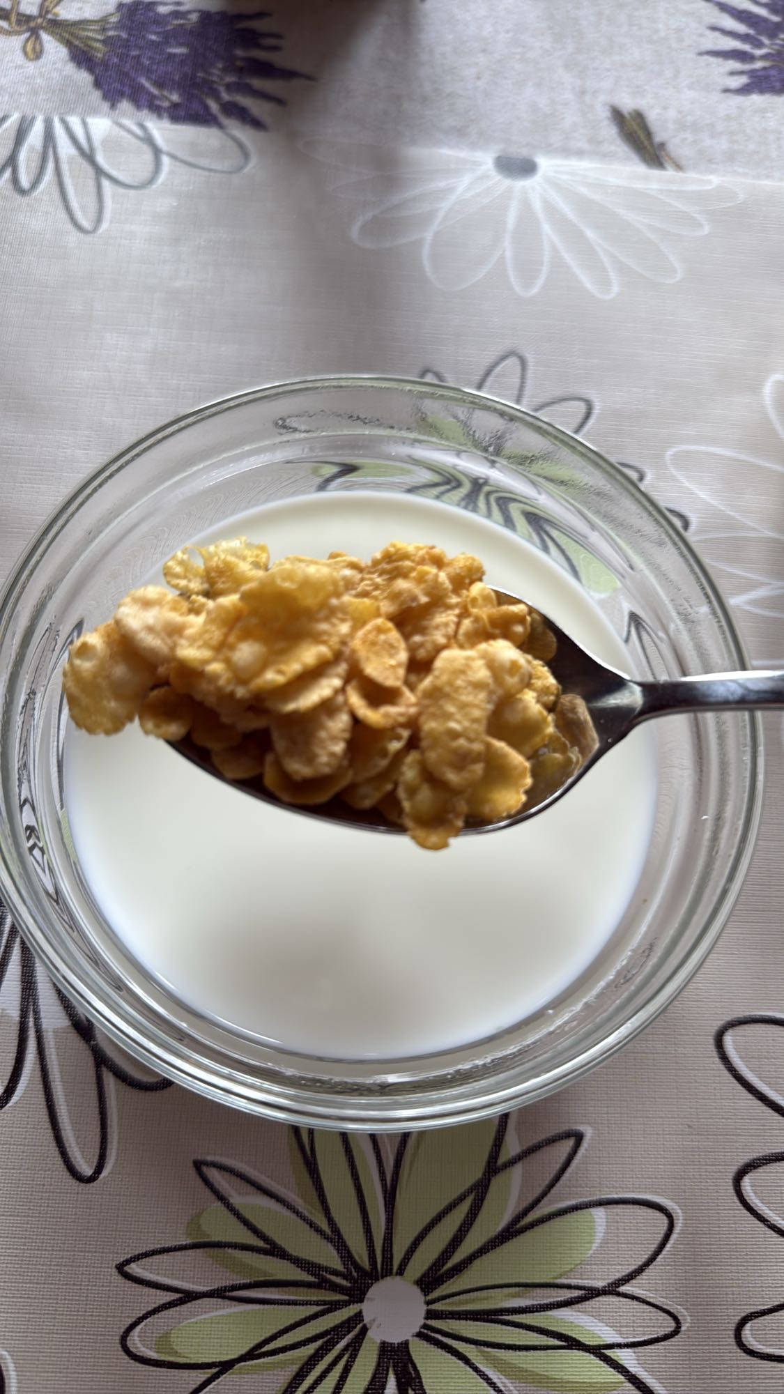 Fulgi de porumb cu lapte