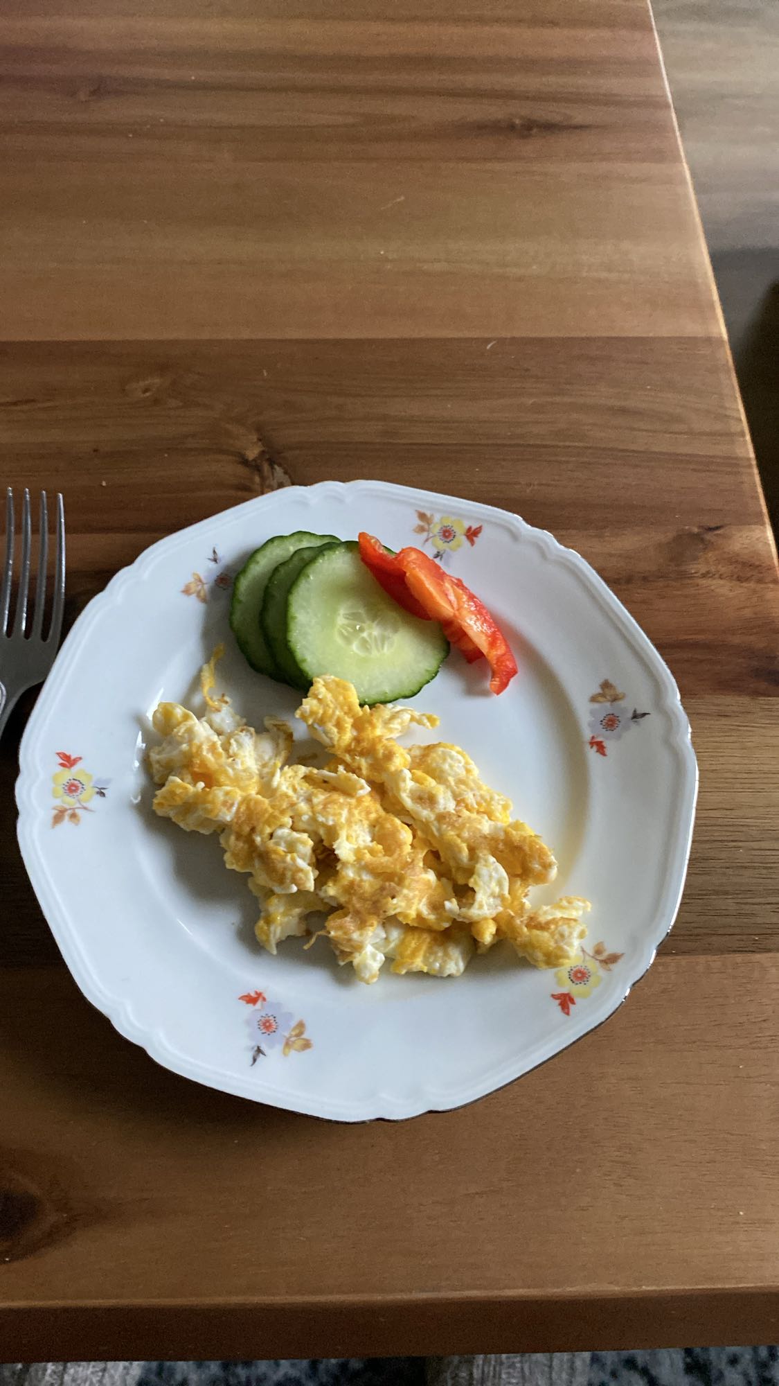 Äggröra med grönsaker