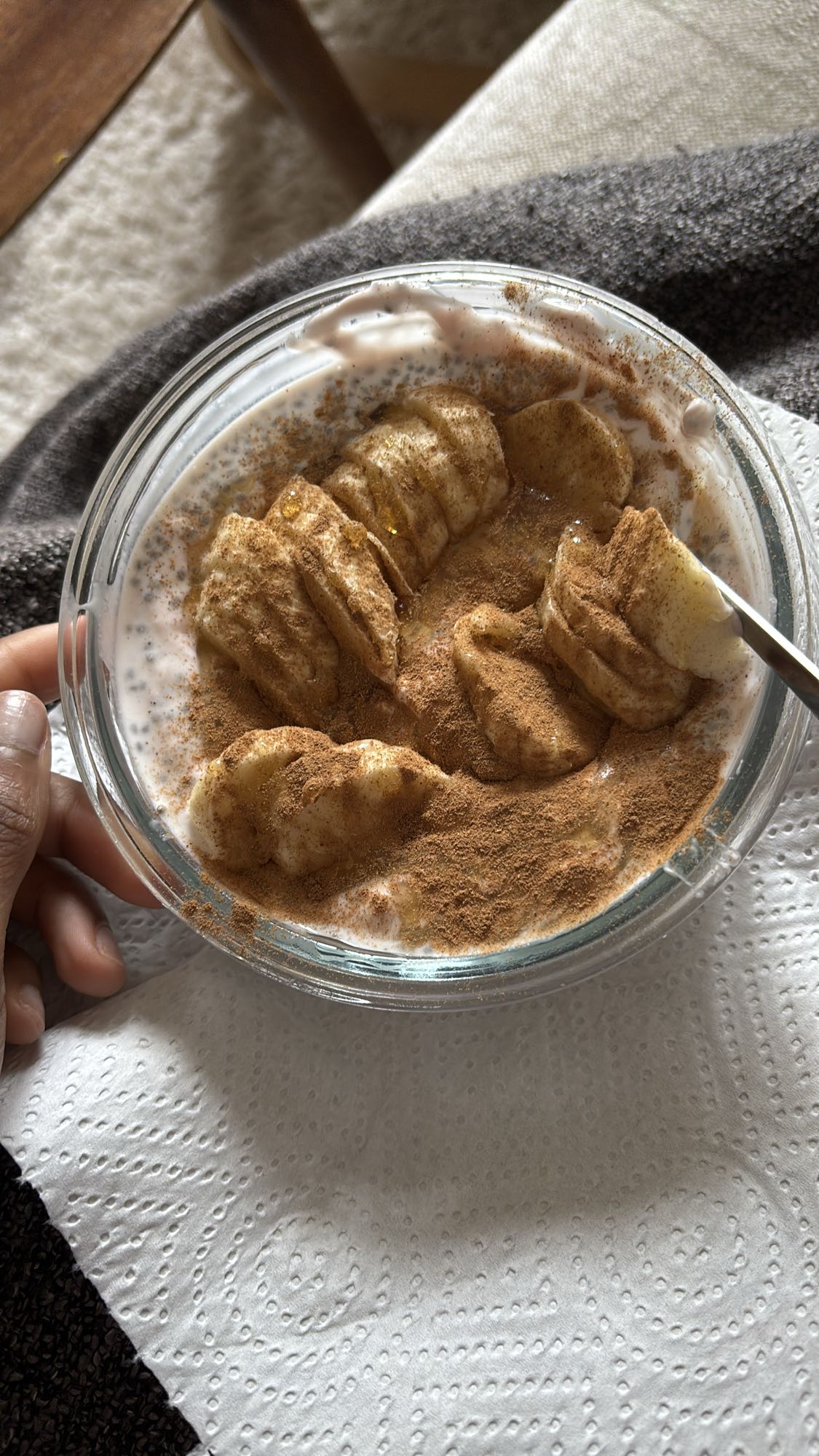 Chiapudding med banan