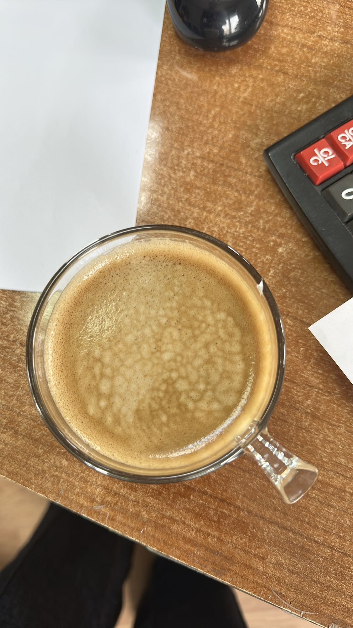 Black coffee espresso