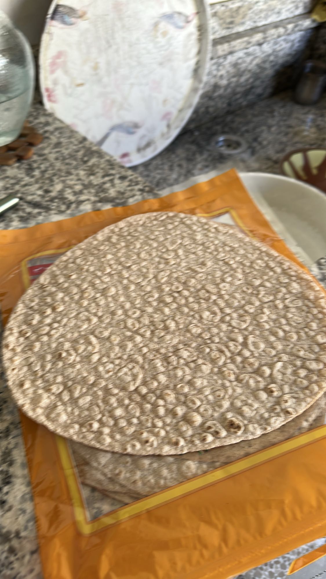 Whole wheat flatbread