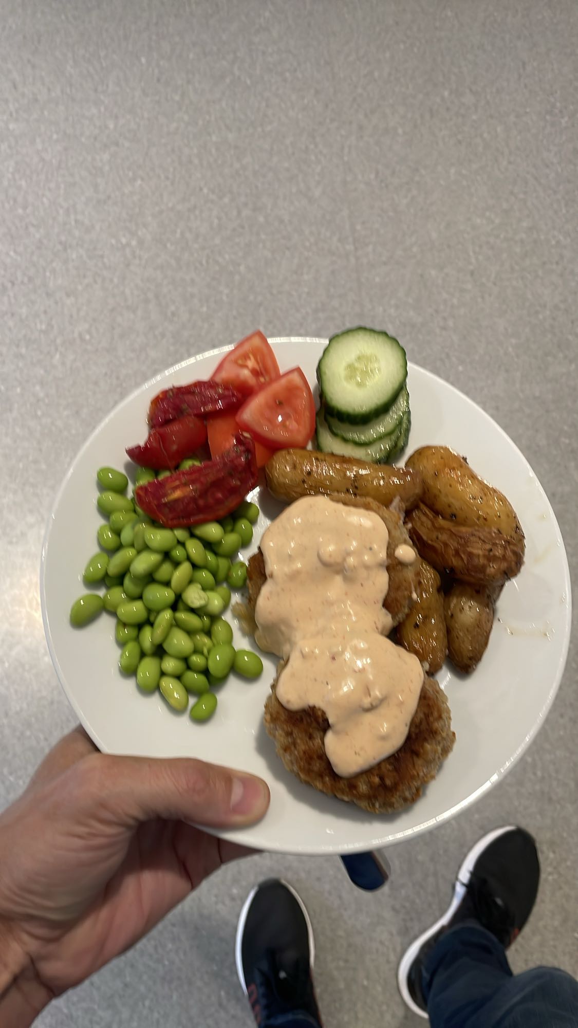 Grönsaksbiff med potatis