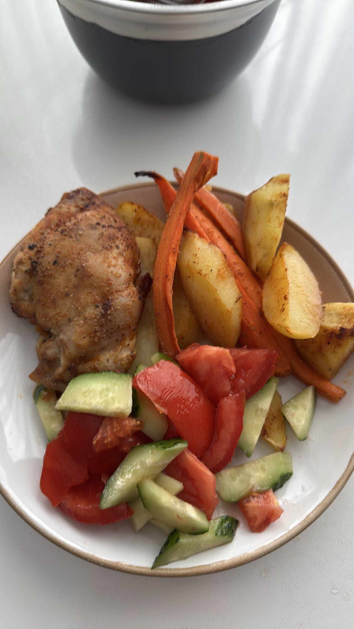 Pui cu legume la cuptor