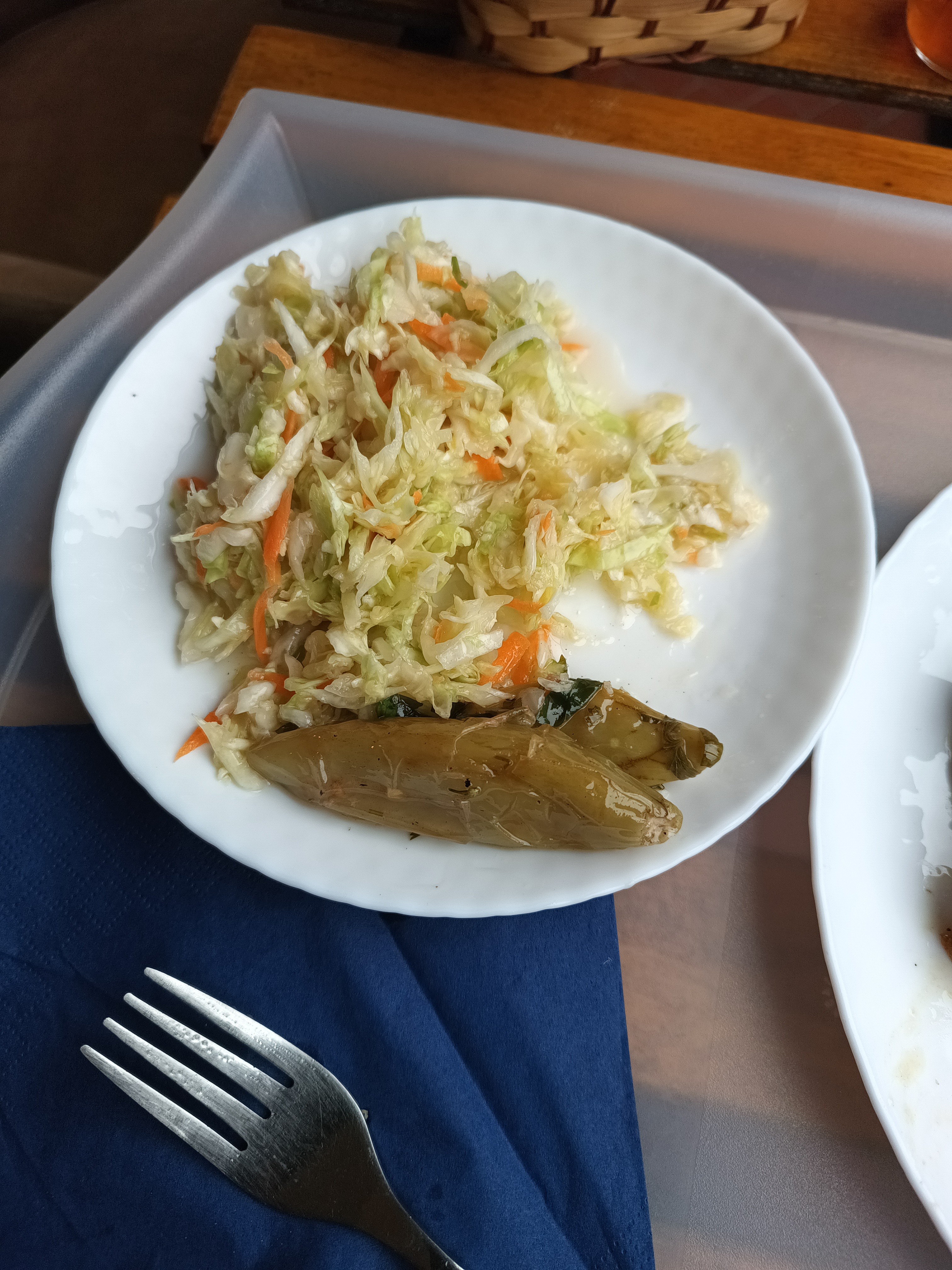 Cabbage Salad & Pickles