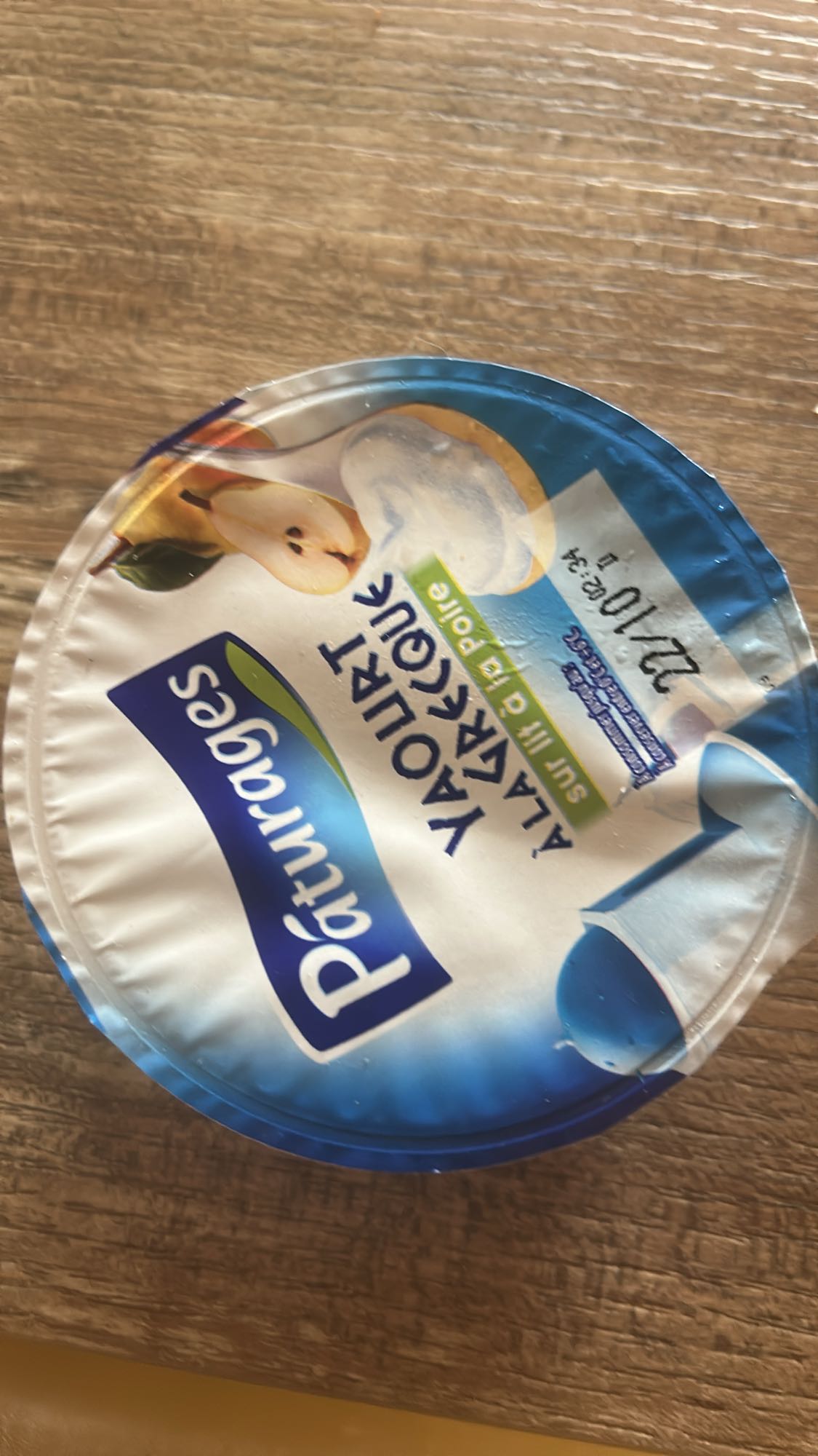 Yaourt grec à la poire