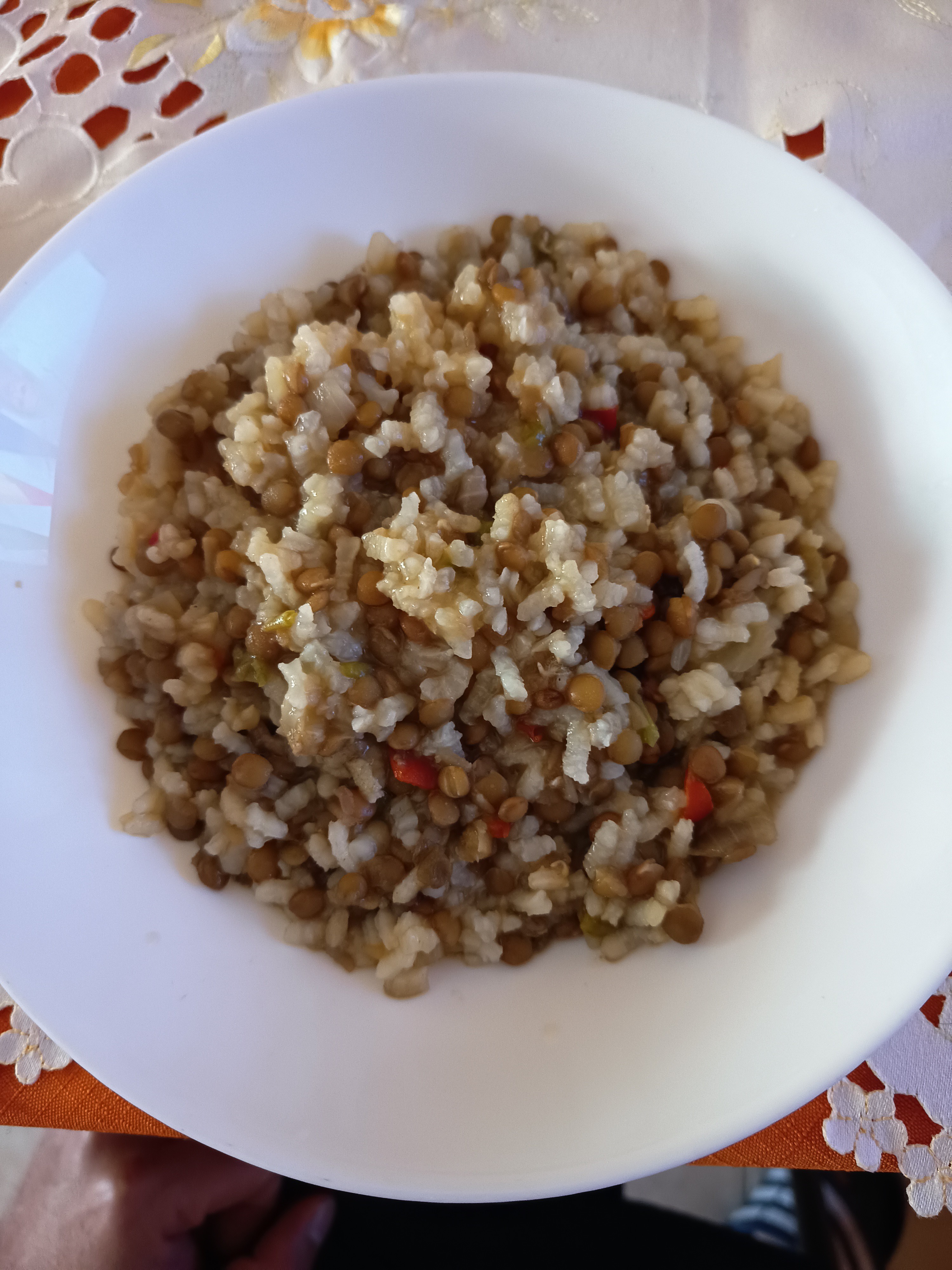 Arroz con lentejas