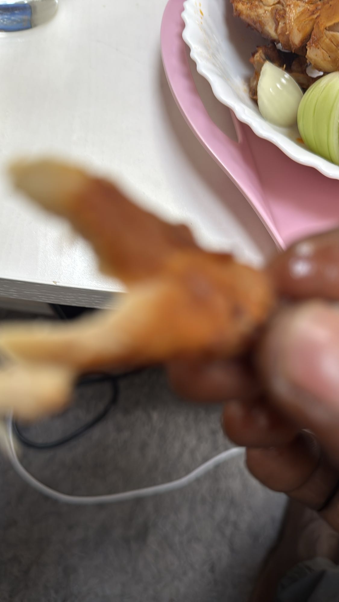 Kyllingføtter med løk