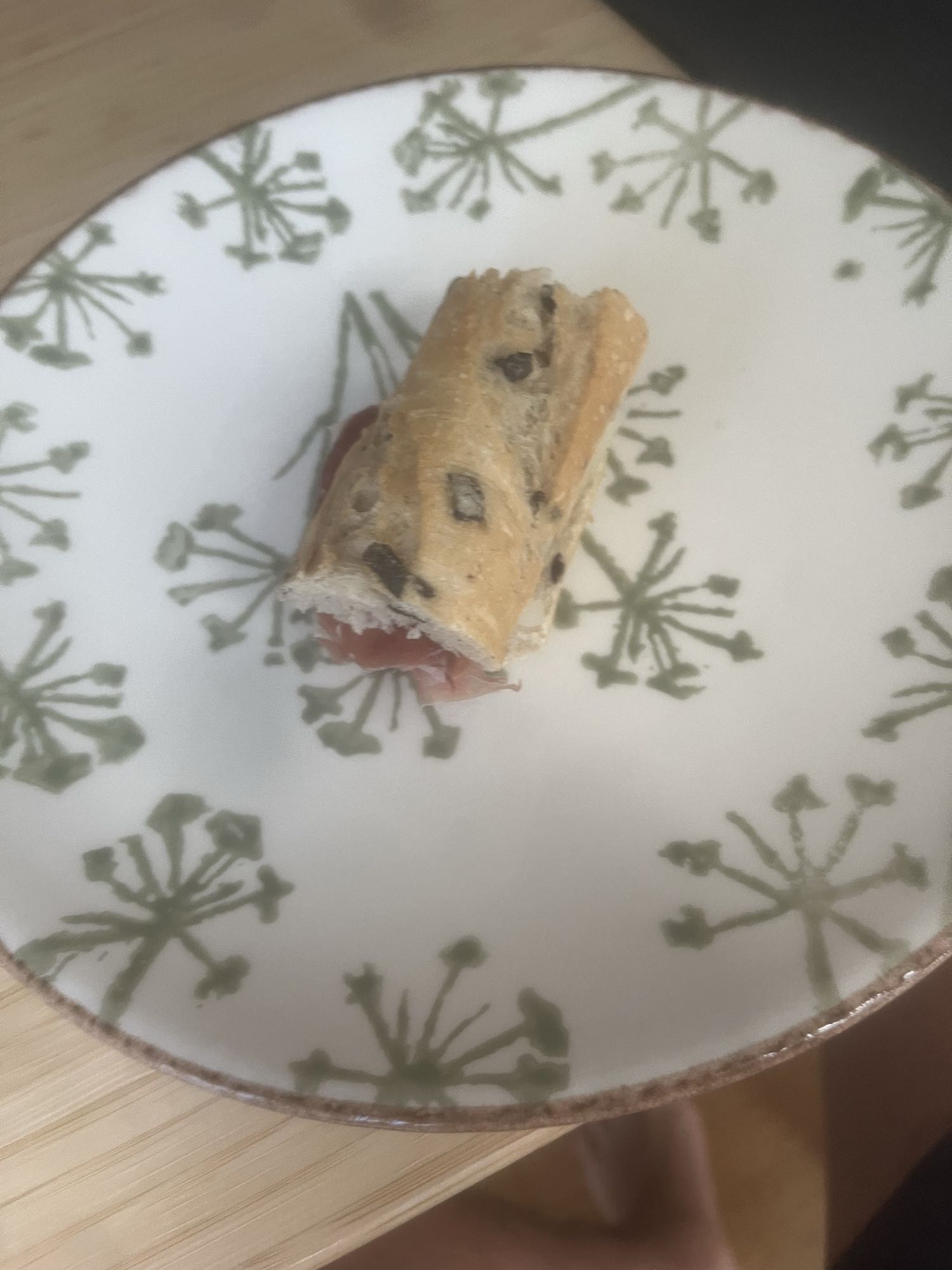 Bocadillo de jamón pequeño