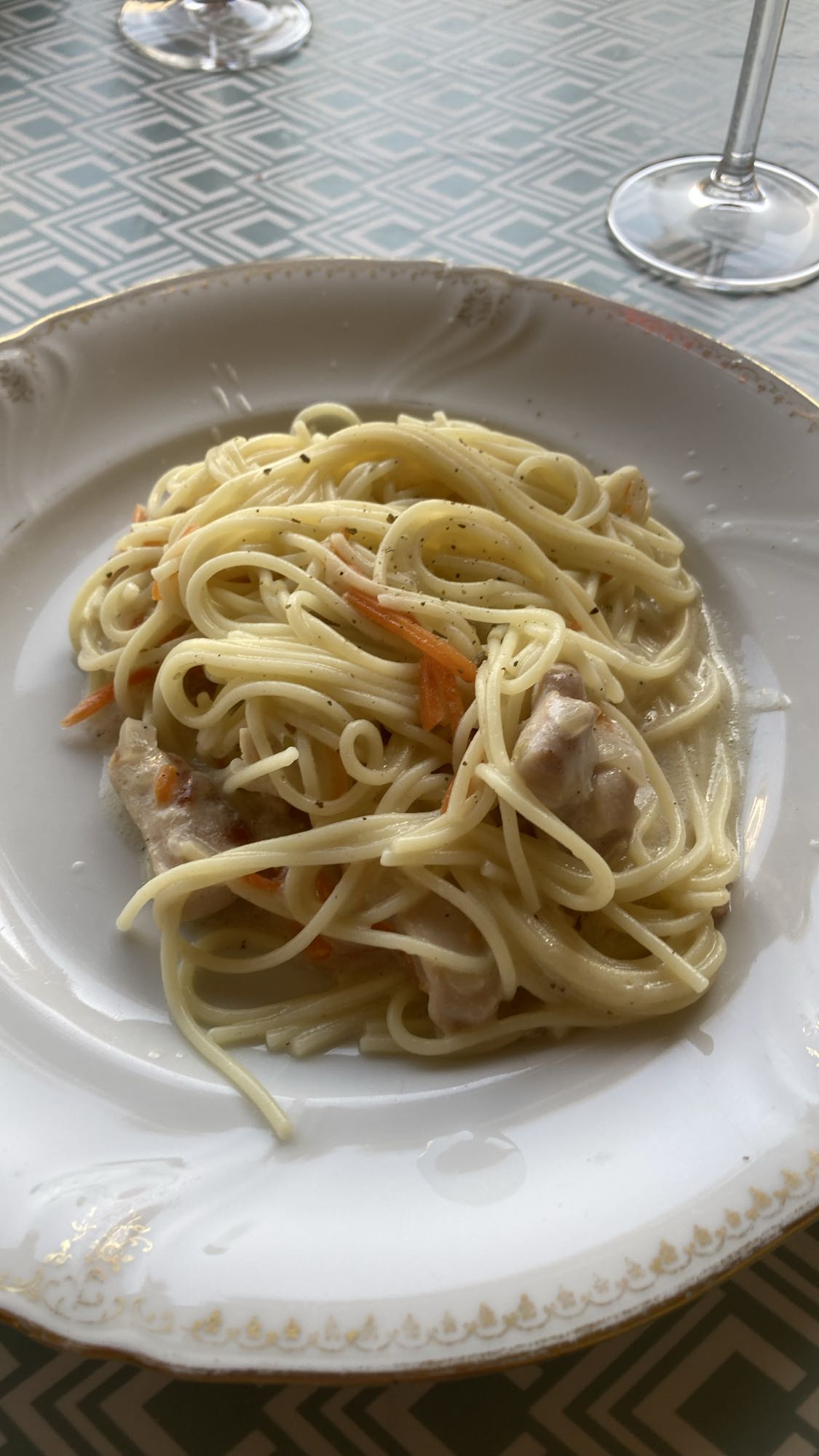 Krämig kycklingpasta