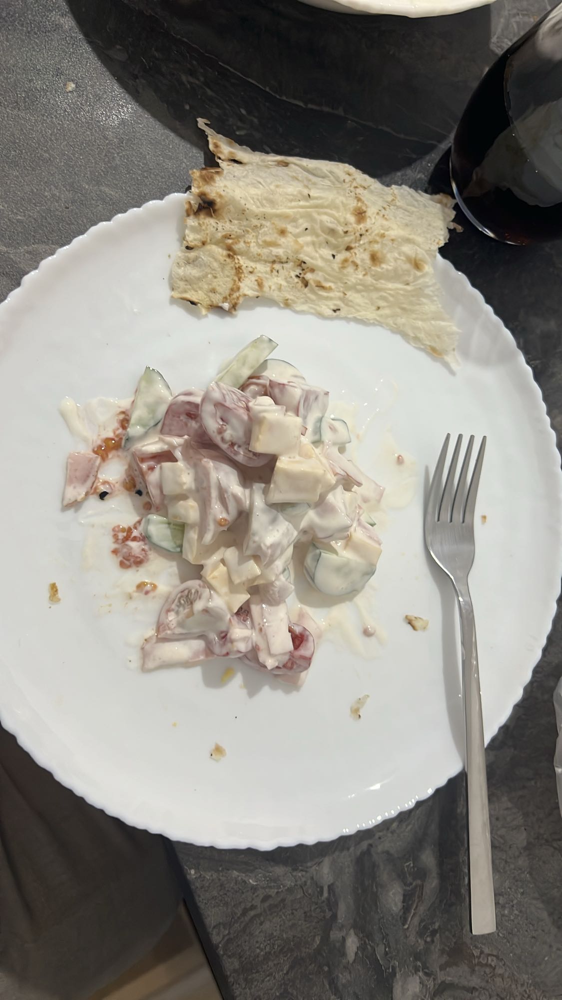 սալաթ լավաշով