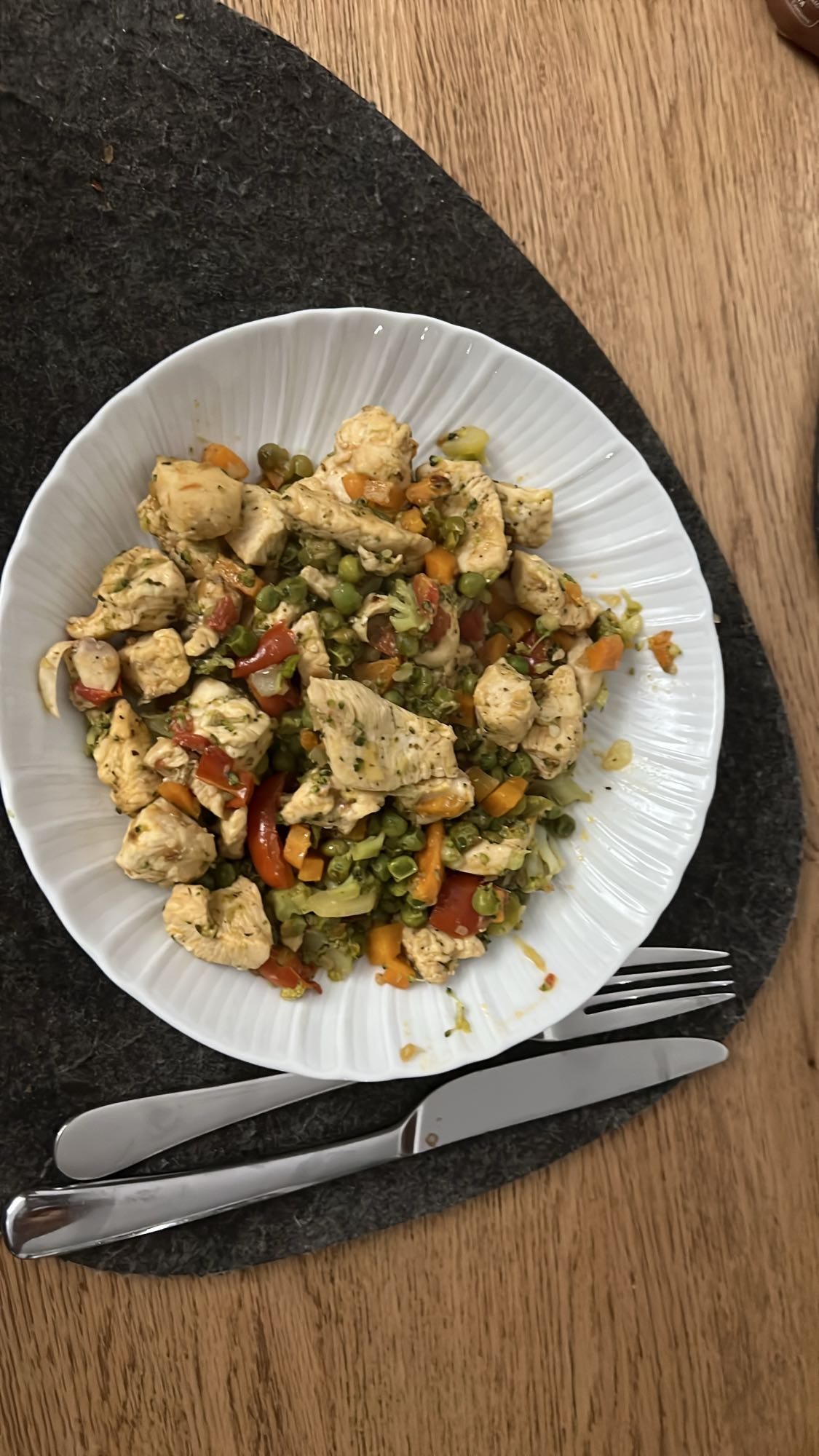 Tavuklu Sebzeli Sote