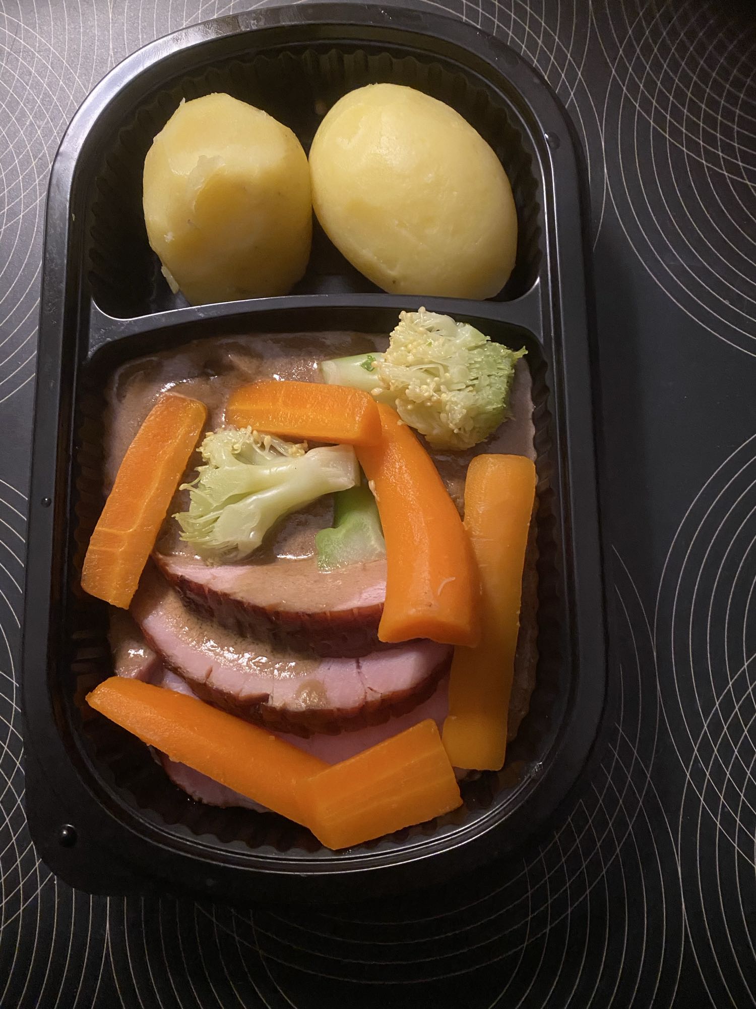 Kokt skinka med potatis