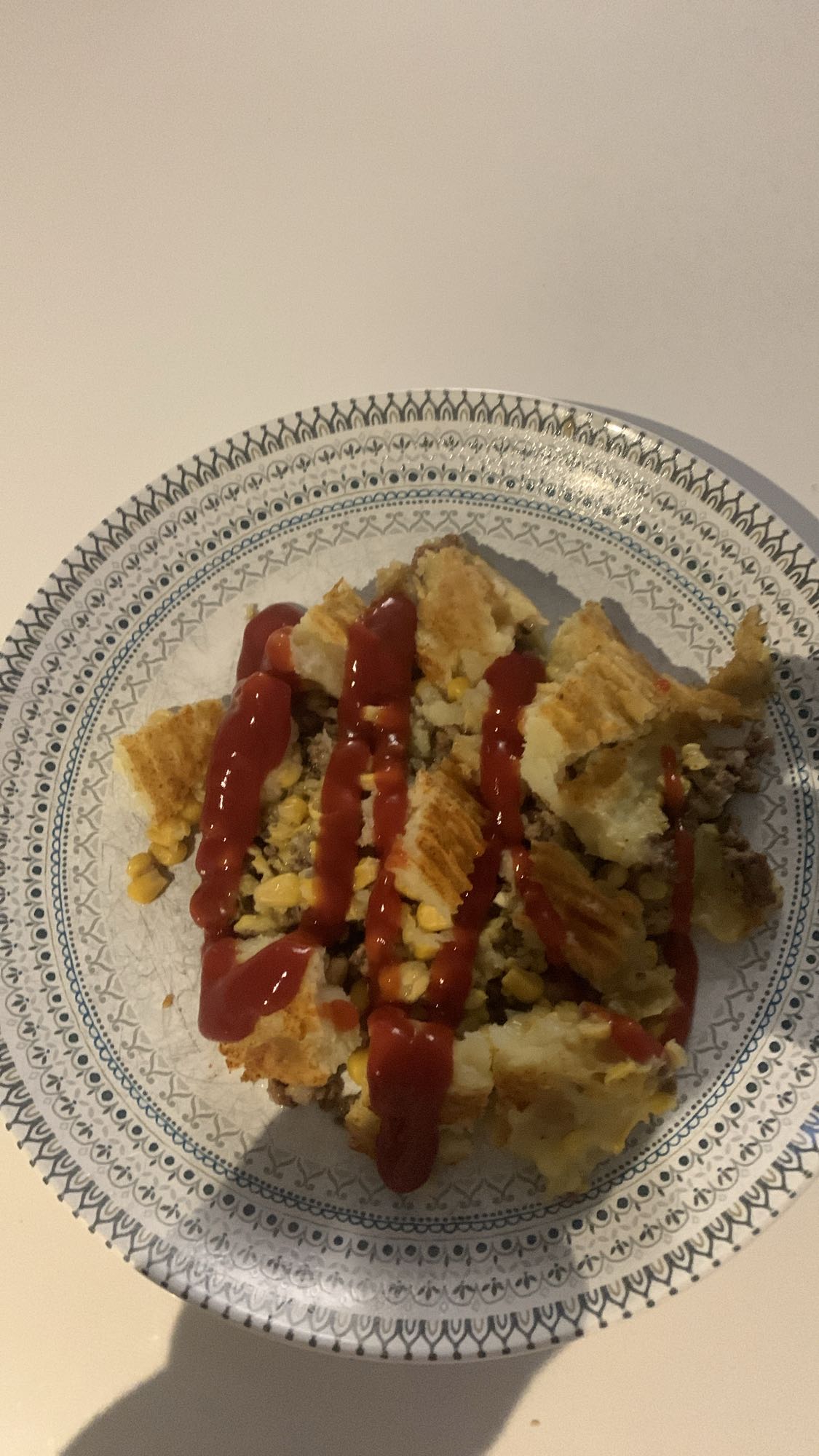 Hachis parmentier au maïs