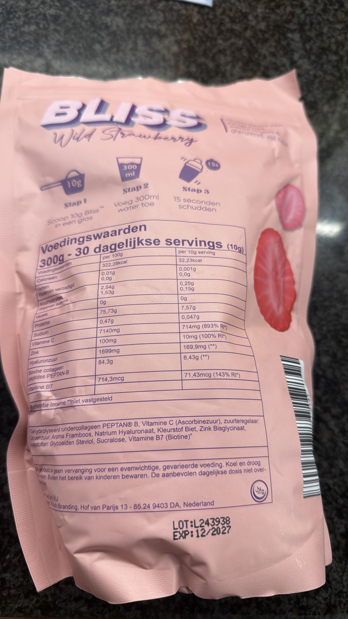 Bliss Wilde Aardbei Shake