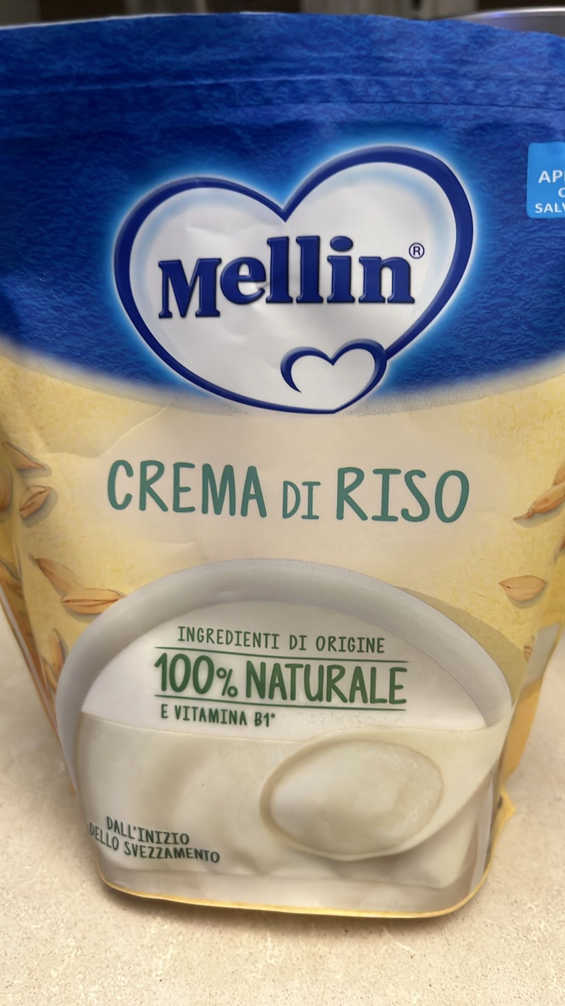 Crema di riso Mellin