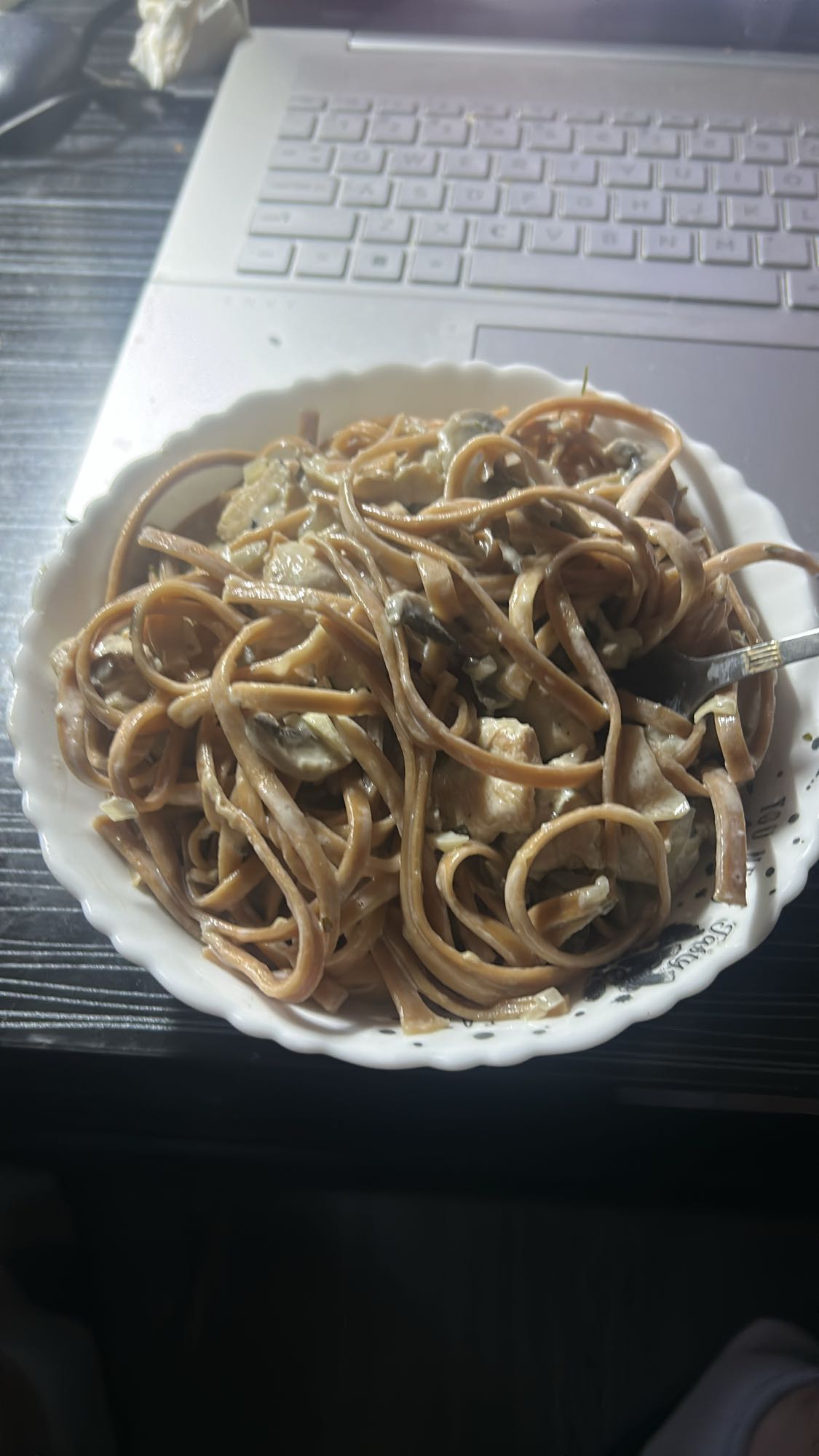 Chicken mushroom pasta