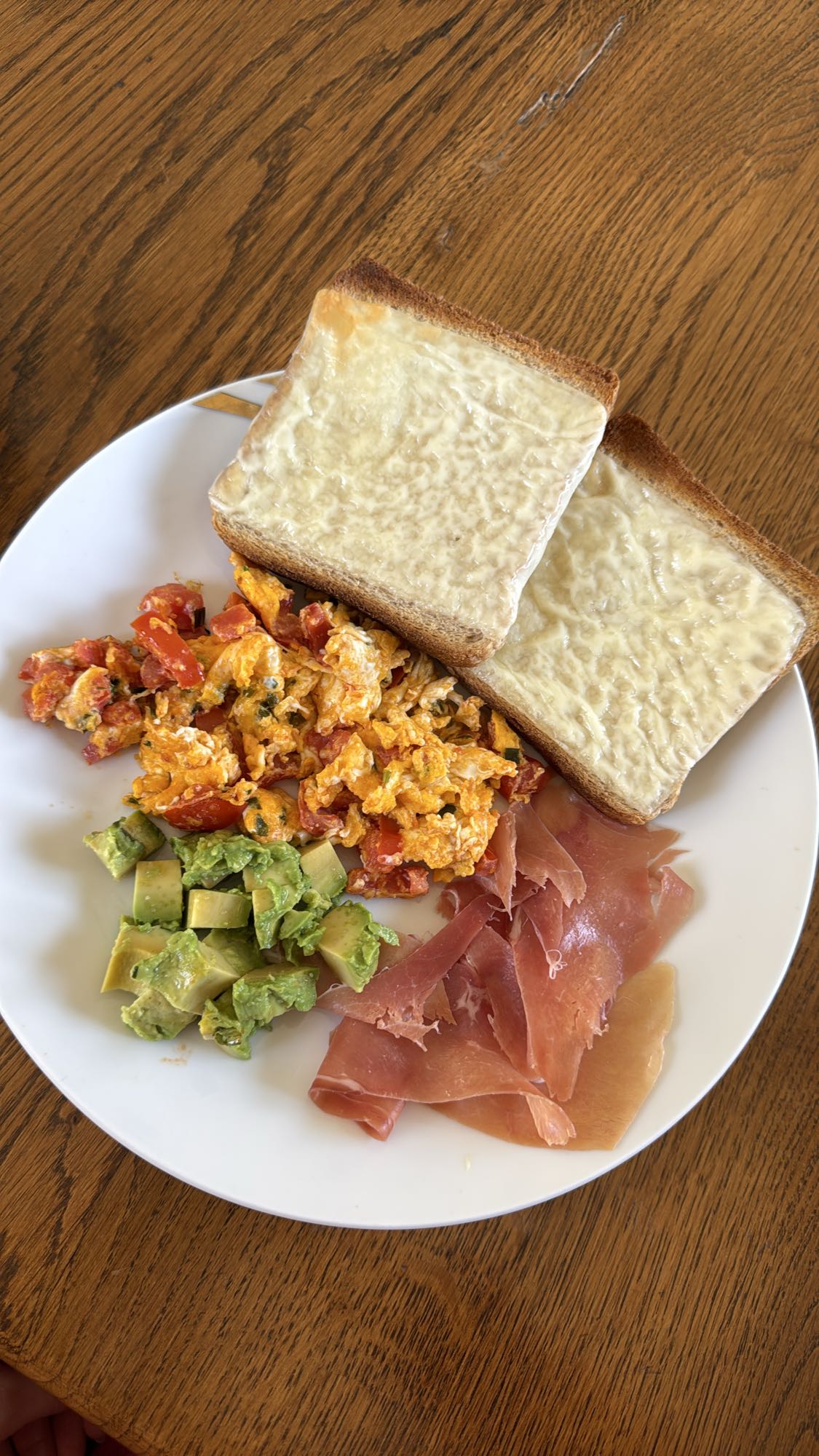 Egg, Avocado & Ham Toast