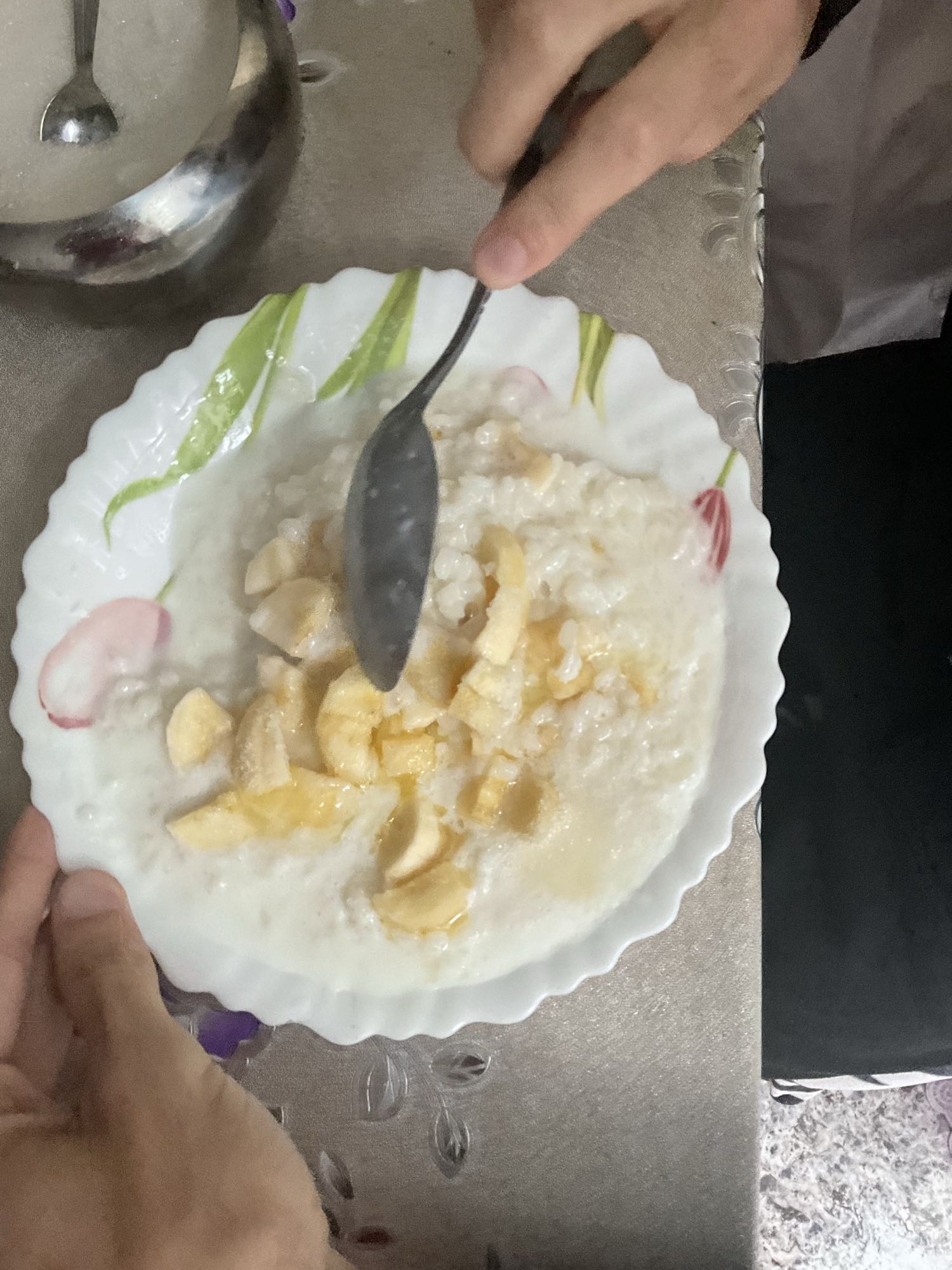 рисовая каша с бананом