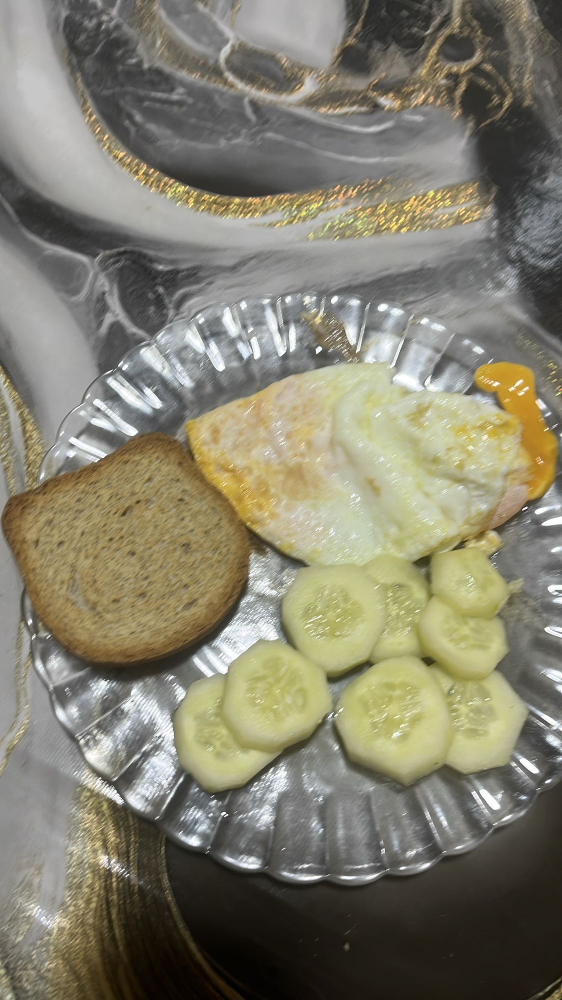 Desayuno sencillo con huevo