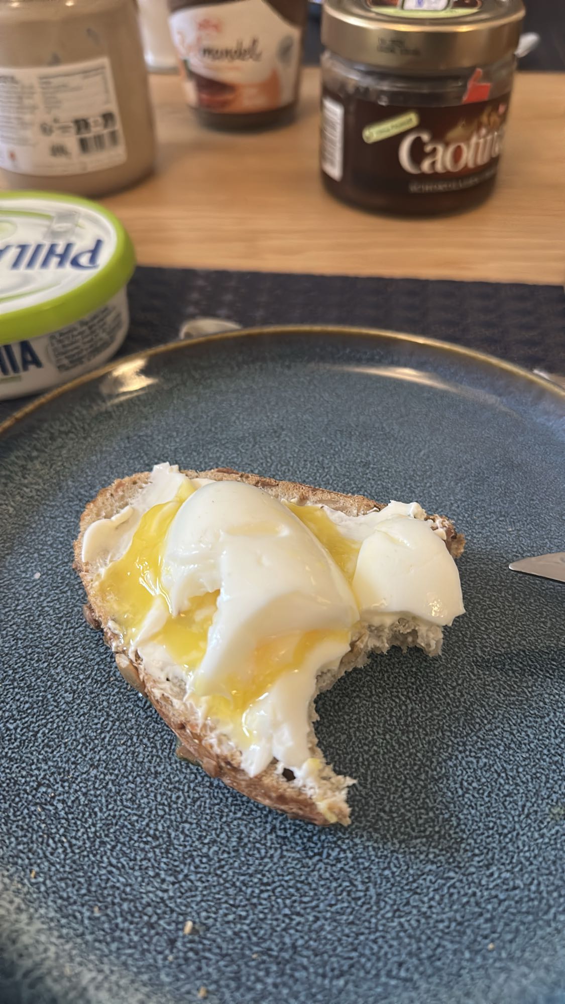 Egg and cheese toast