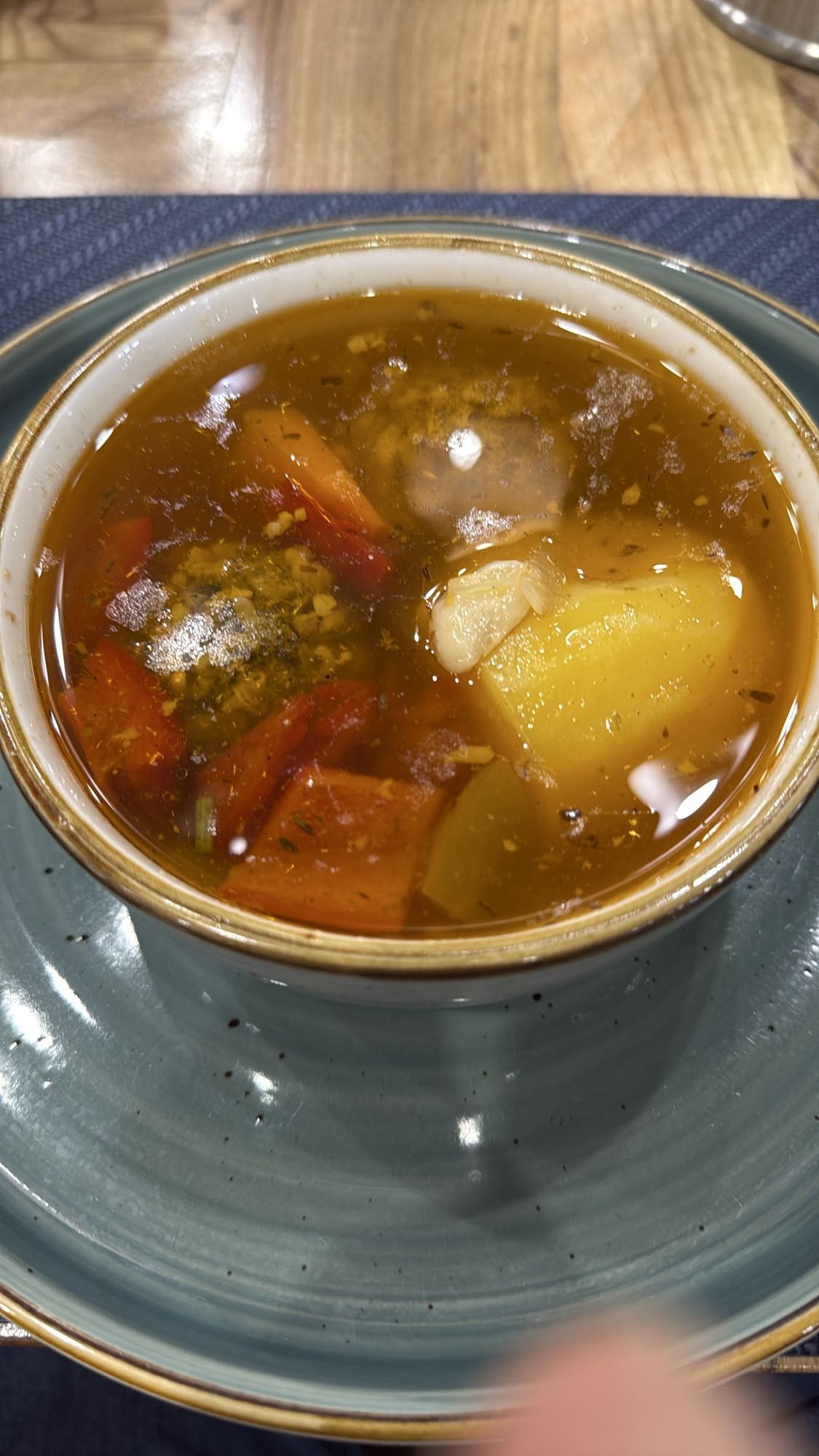 овощной суп с фрикадельками