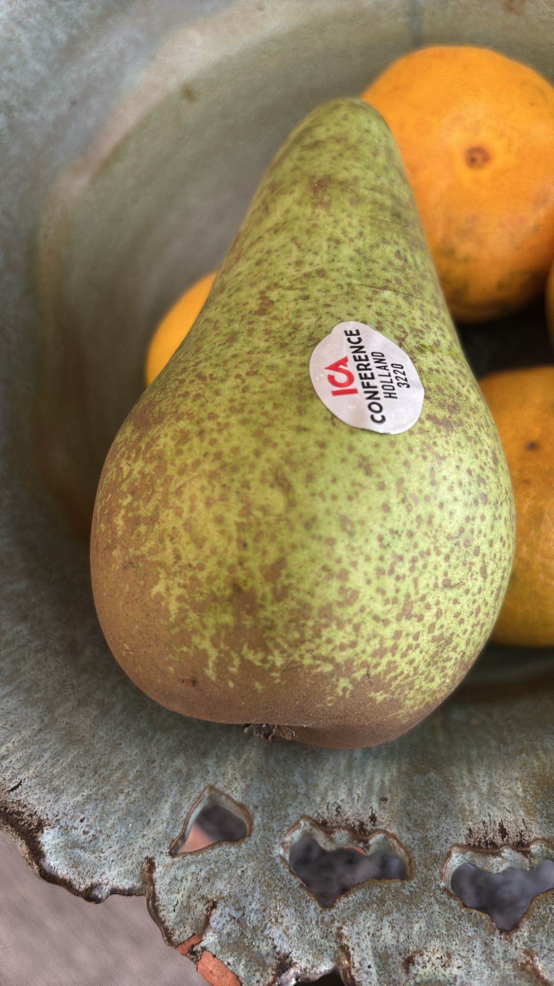 Päron och apelsiner