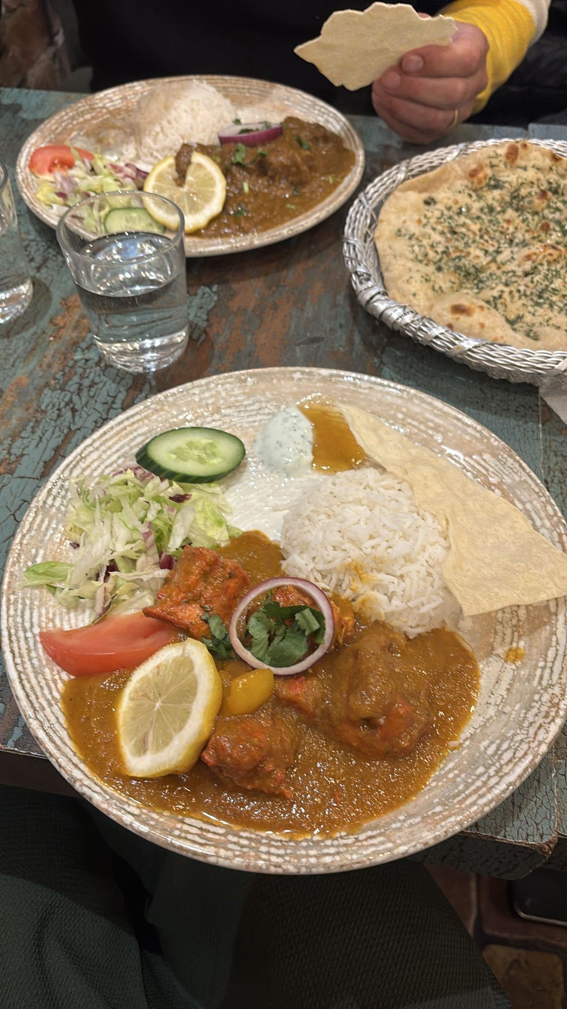 Indisk kycklinggryta med ris