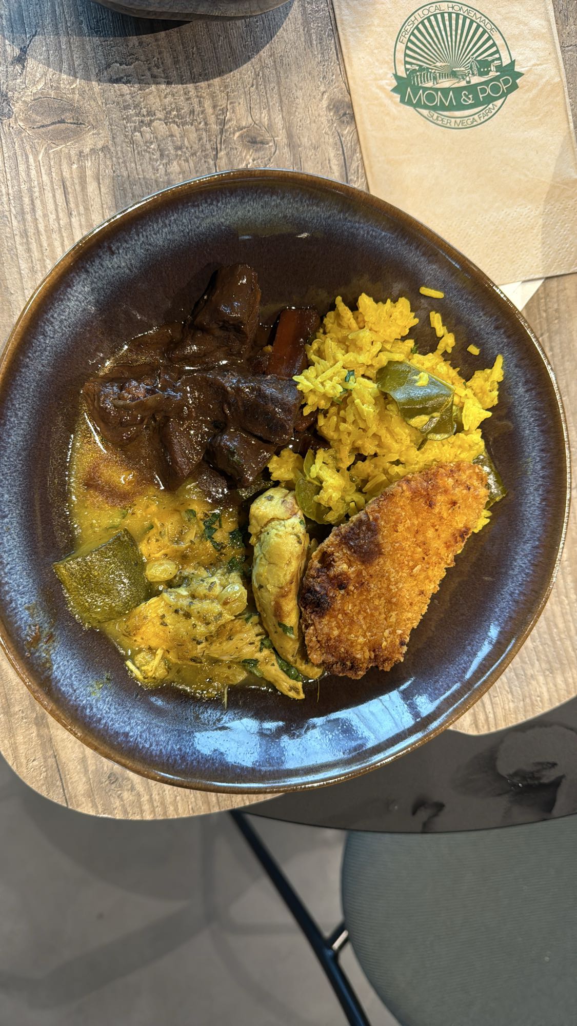 Yellow Rice & Mixed Plate