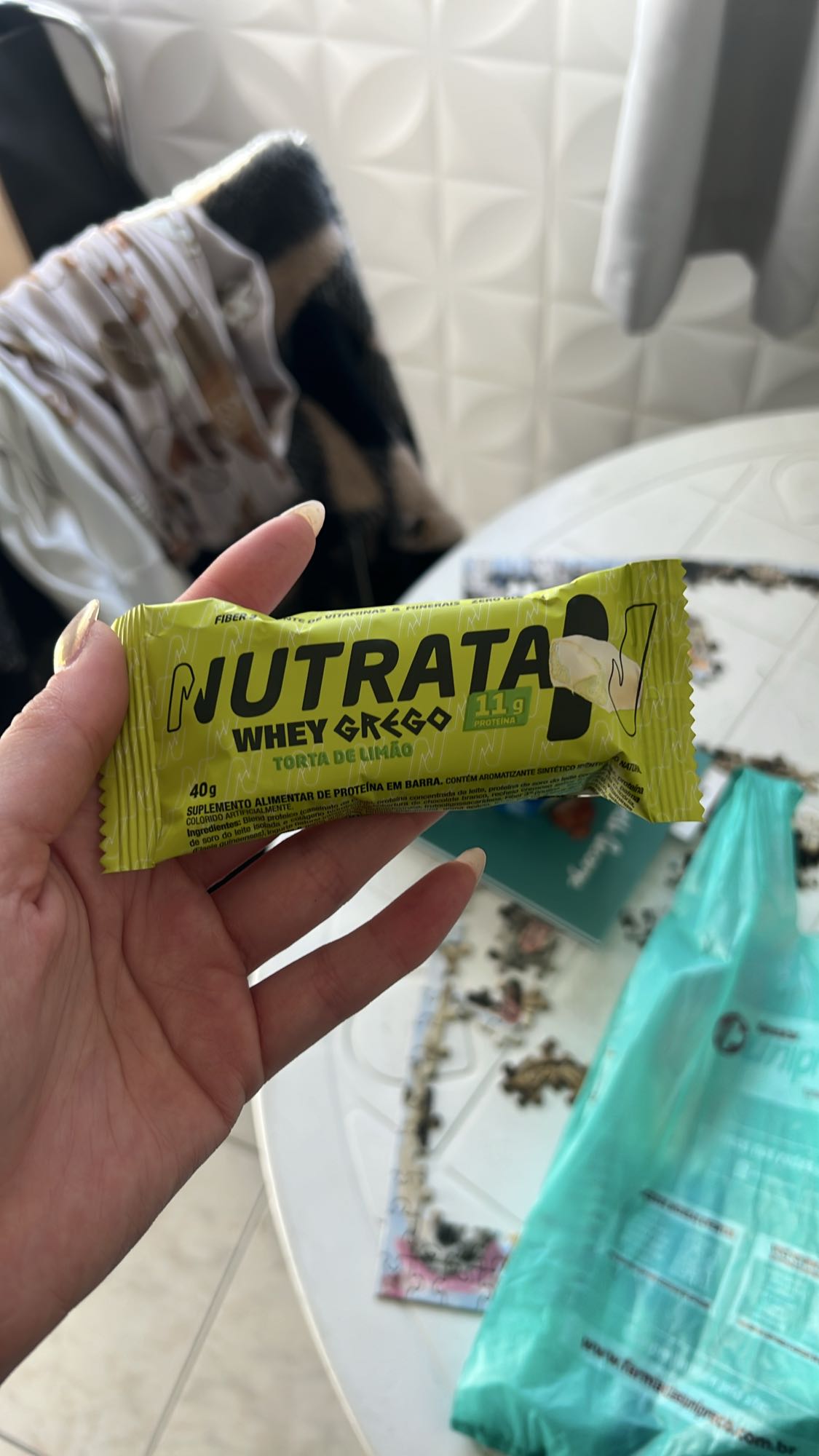 Barra Whey Grego Limão