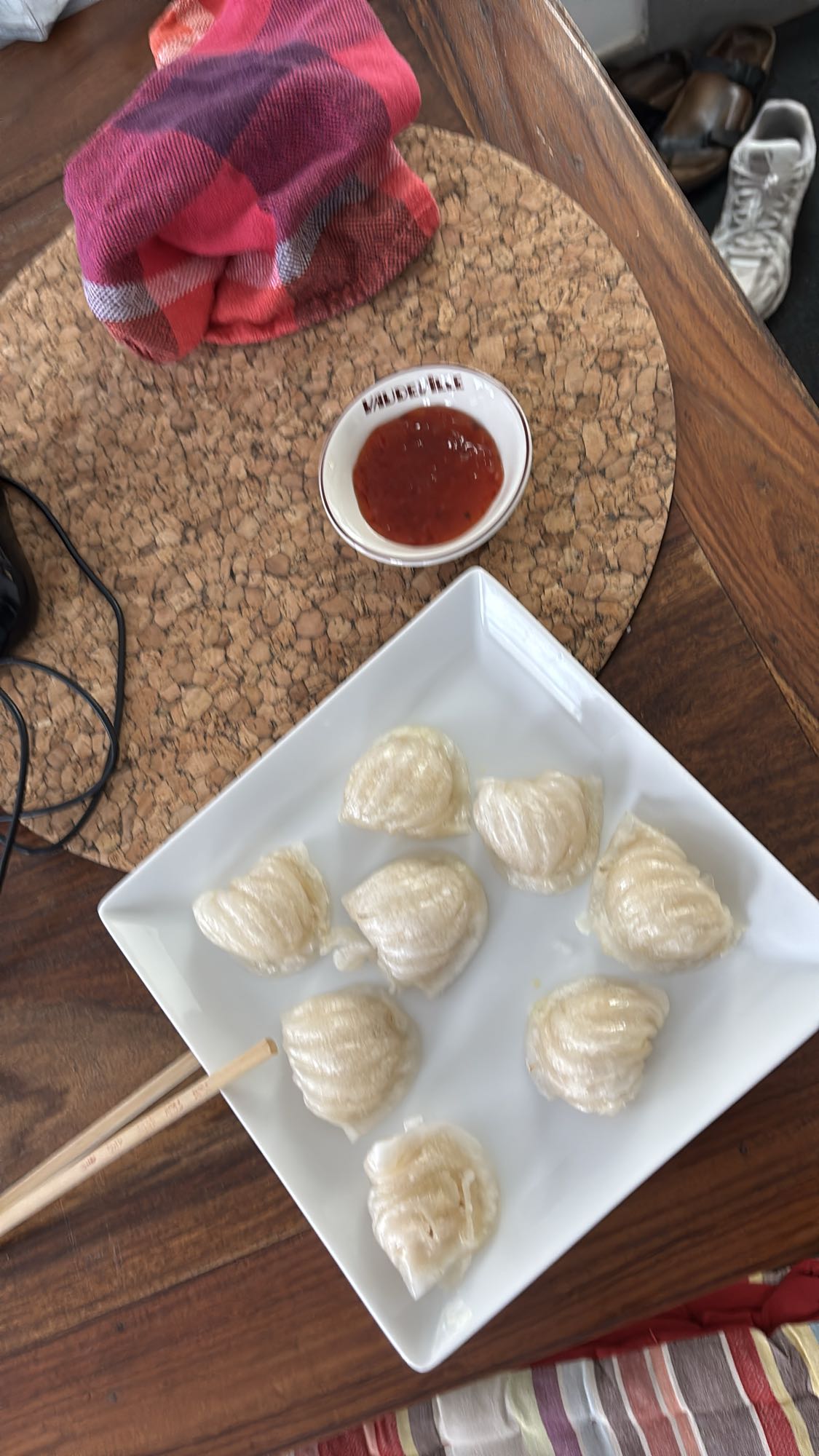 Raviolis vapeur crevettes