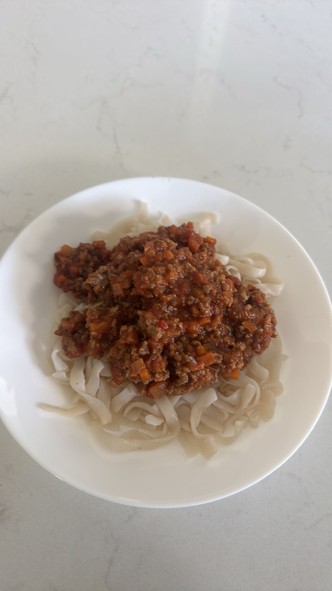 Beef Bolognese Noodles