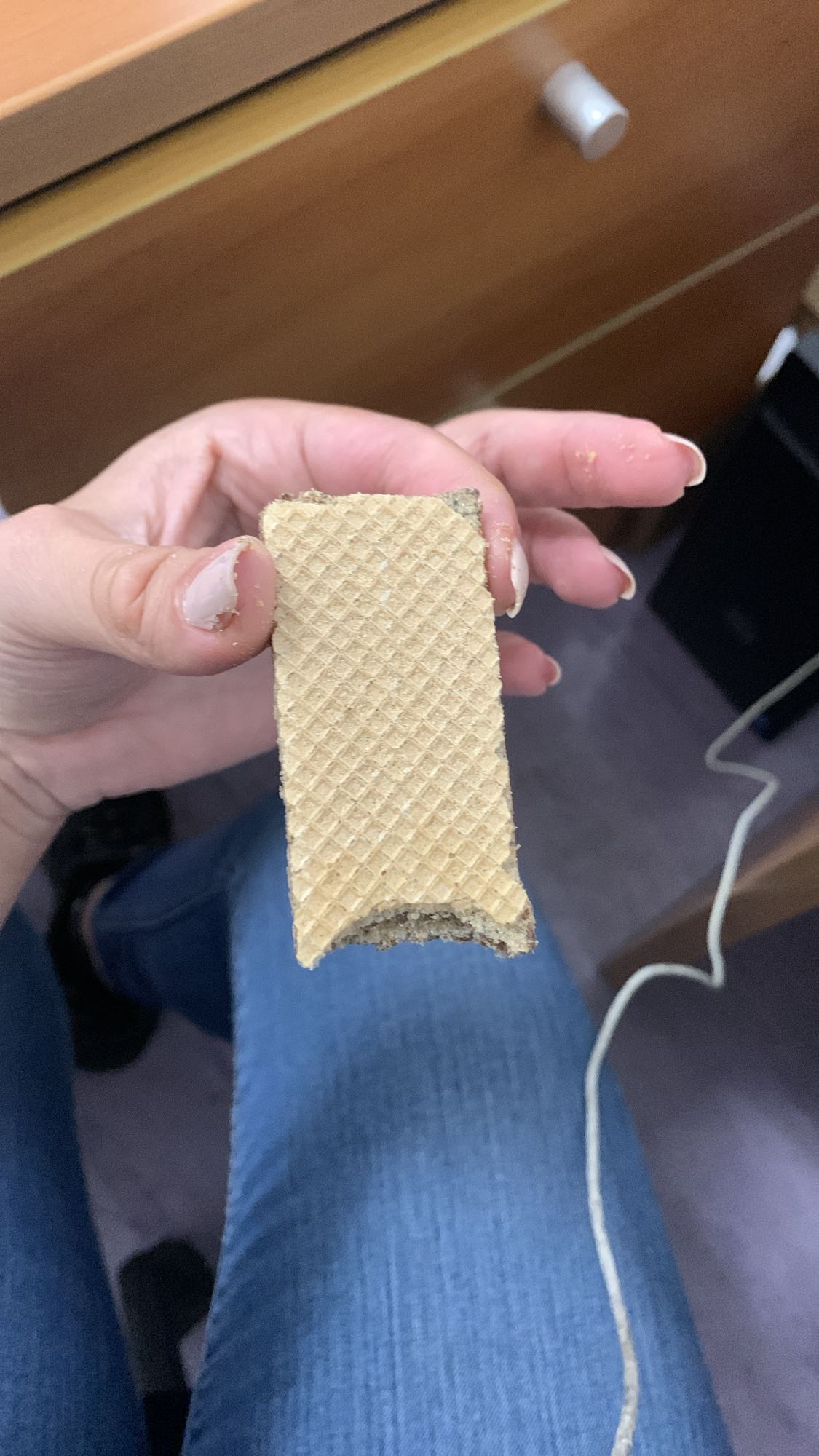 Chocolate wafer snack