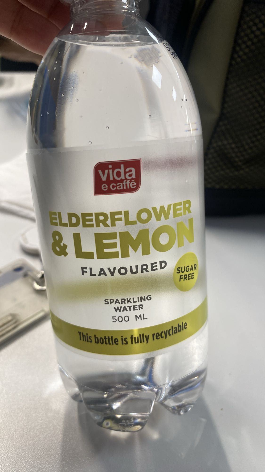 Elderflower Lemon Water