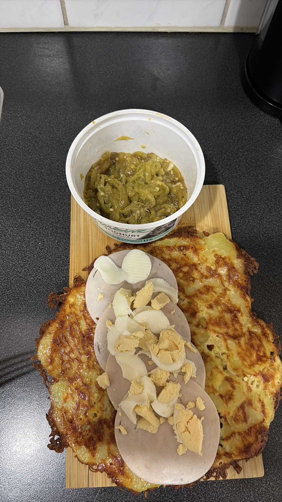 Røstikake med pålegg