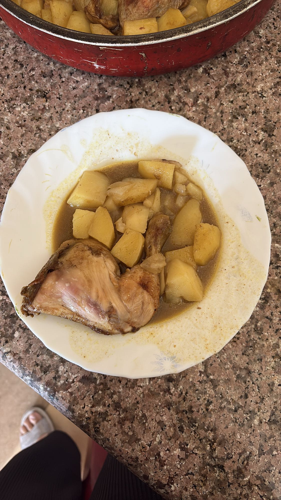 Chicken and potato stew