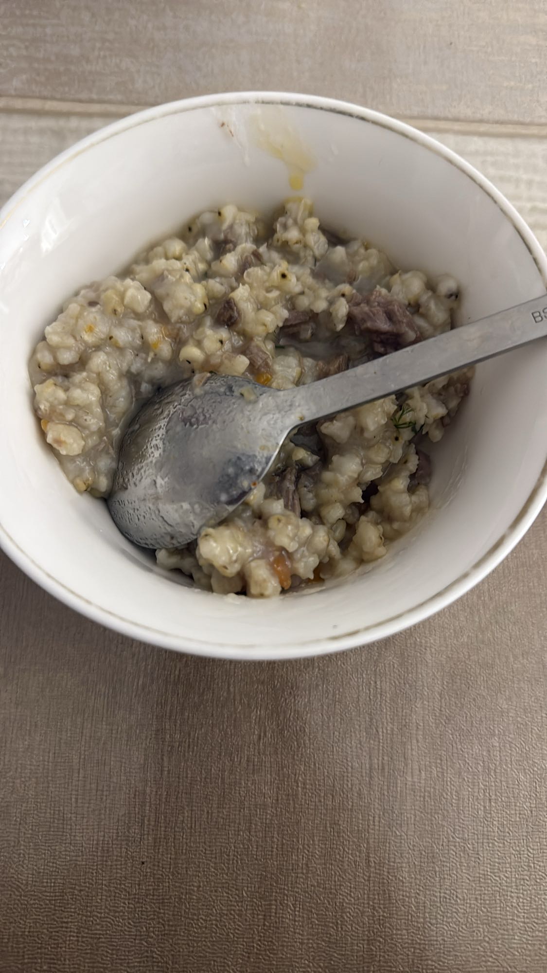 перловка с говядиной